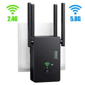 Extensor inalámbrico de banda Dual de 1200Mbps, repetidor Wifi 802.11ac, enrutador WiFi potente de largo alcance, Wlan, 2,4G, 5GHz