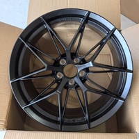Jantes multi-rayons en alliage d'aluminium usiné compatibles avec les modèles 3 Series Audi A4 Deep Blue Arrizo 8 UNIV/Golf Magotan