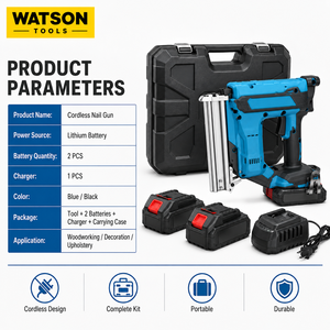 Vente en gros usine : Kit cloueur sans fil 20V avec 2 batteries et chargeur, cloueur électrique au lithium OEM ODM - Product Image 2