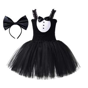 Tenue de Noël pour enfants, déguisement de film Baby Boss pour filles avec bandeau - Product Image 1