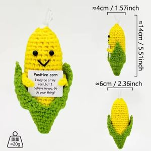 Modèles <span class=keywords><strong>de</strong></span> crochet pour soutien émotionnel, Ornement tournesol d'amour pour la Saint-Valentin, Ornement d'encouragement en coton, Ornement abeille fait main - Product Image 6