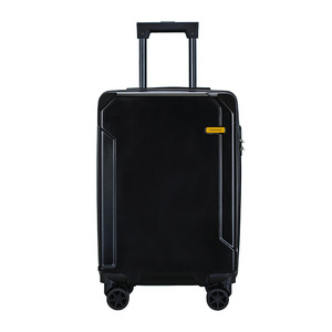 Trolley Case 20-Inch Carry-On Spinner Wheels With Lock Durable Unisex Solid Color Travel Luggage - Product Image 5