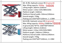 Fabrika fiyat 1.8m 3500KG/4000KG makaslı araç kaldırıcı hidrolik makaslı araç kaldırıcı CE 4T makaslı kaldırma kanıtladı