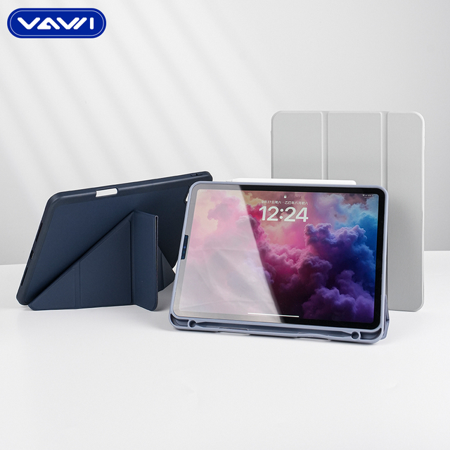 VAWI P003 Tablet Covers case Three Fold and Eight Fold with Pen Slot Wholesale for 7/8/9/10.9/11/12.9/13/14.6 Inches Tablet case