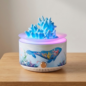 New Unique Coral Shape Aroma Air Humidifier with 2 Spray Modes and 7 Color LED Light for Cars - Product Image 4