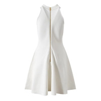 Robe Courte Tricotée Sans Manches Taille Haute pour Femme – Qualité Supérieure, Luxe, Élégance Mondaine, Coupe Ajustée – Vente en Gros