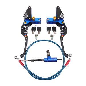 Bomba de <span class=keywords><strong>Freno</strong></span> Hidráulica Ajustable CNC de 22 mm GOOFIT con Maneta de <span class=keywords><strong>Embrague</strong></span> de Cilindro Maestro para Motocicleta de 125 cc ATV Dirt Pit Bike - Product Image 1