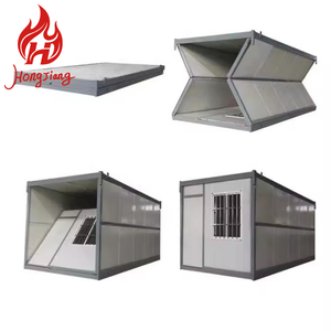 Tùy Chỉnh Có Thể Gập Lại Thép Container Nhà Đúc Sẵn Thiết Kế Hiện Đại CE Chứng Nhận Khách Sạn Văn Phòng Tạm Thời Thương Mại Công Cộng - Product Image 2