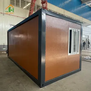 镀锌框架钢预制绝缘预制太阳能发电3层可折叠集装箱房