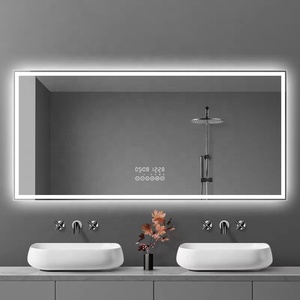 Moderno Miroir <span class=keywords><strong>Led</strong></span> pantalla táctil inteligente colgado en la pared barbería inteligente maquillaje baño tocador luz espejo inteligente - Product Image 5
