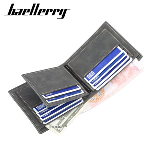 Baellerry Men's Slim <b>Wallet</b> 7 Inch PU Leather Multi-Card Slot Horizontal Credit Card <b>Holder</b> Everyday Use - Product Image 1