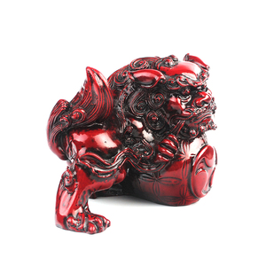 Hongton <span class=keywords><strong>colore</strong></span> rosso fengshui fu cane statua chonese fengshui pechino <span class=keywords><strong>leone</strong></span> - Product Image 6