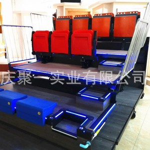 Asientos Retráctiles para Gradas, Color Azul 720, para Uso en Gimnasios Escolares - Product Image 4