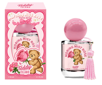 Teddy Island 50ML Eau de Parfum avec pompon, parfum floral doux, brume parfumée pour femme, cadeau adorable pour les filles, vente en gros OEM