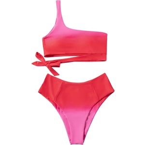 Traje de Baño Bikini Mini Sexy Personalizado de Fabricante, de Alta Calidad, Color Sólido, Moda de Playa, Tanga, Estampado Floral - Product Image 3