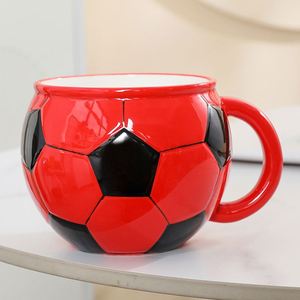 Mug cadeau personnalisé avec logo, design créatif de ballon de football, tasse à thé en céramique pour le bureau et la maison, lavable au lave-vaisselle - Product Image 5