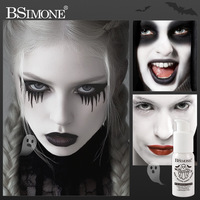 Rouge à lèvres mat Gothique Nourrissant Anti-transfert Imperméable Longue tenue Noir Café Halloween 2 Teintes OEM ODM Marque Privée