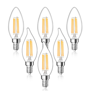 หลอดไฟ LED แรงดันต่ำ AC220V ขั้ว E27 6000K 2400lm 85lm/W พร้อมรีโมทคอนโทรล ตัวหลอดทำจากแก้ว อายุการใช้งาน 50000 ชั่วโมง สำหรับใช้ในที่อยู่อาศัย - Product Image 1