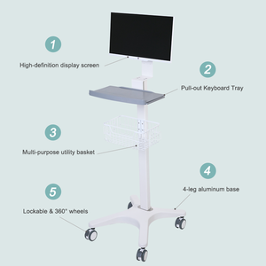 <span class=keywords><strong>Chariot</strong></span> <span class=keywords><strong>mobile</strong></span> <span class=keywords><strong>pour</strong></span> ordinateur <span class=keywords><strong>portable</strong></span> d'hôpital WEIYE, <span class=keywords><strong>chariot</strong></span> informatique médical de qualité supérieure <span class=keywords><strong>pour</strong></span> les salles d'hôpital et les équipements de clinique - Product Image 3
