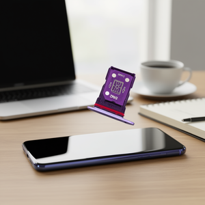 Bandeja para tarjeta SIM Oppo para Find X2 Pro, color violeta, pieza de repuesto - Product Image 2