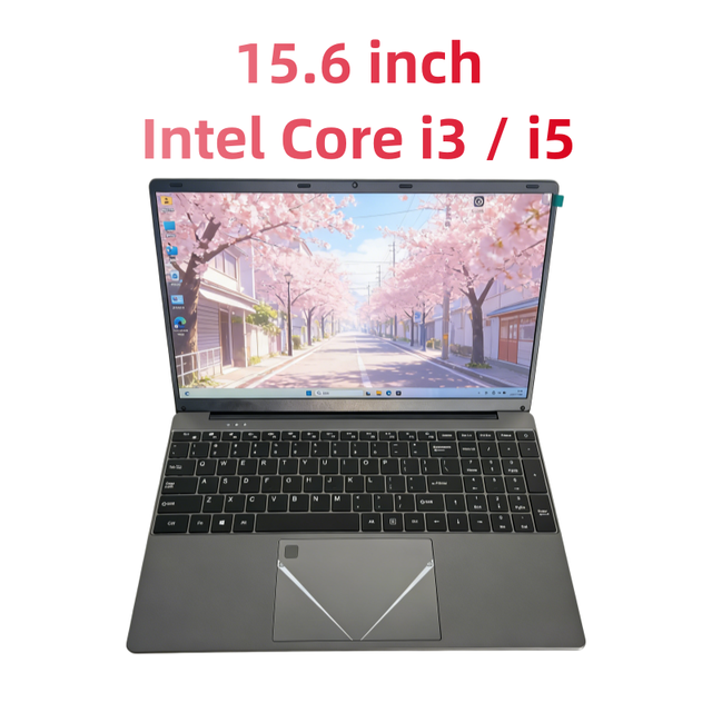 Slim 15.6 Inch 1920*1200 IPS Screen Intel Core I3 I5 6th Gen Backlit Keyboard Windows 10/11 5000mAh Portable Laptop