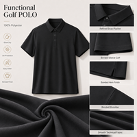 Polo d'été pour homme JNEI 150 g/m² avec protection UV et isolation thermique, facile à nettoyer, idéal pour les activités de plein air