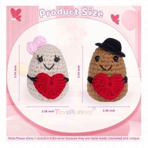 Colgante de muñeco de oso de ganchillo hecho a mano mini Kawaii, diseño de cobaya Kabi Bala, juguetes de animales de peluche Toysrunner para alivio de la ansiedad - Product Image 5