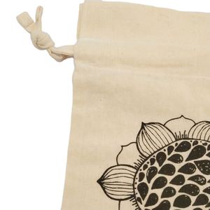 Factory Hot Sales Reusable Cotton Canvas Custom <b>Drawstring</b> <b>Make</b> <b>up</b> Gift Packaging Pouch <b>Bags</b> With Logo - Product Image 3