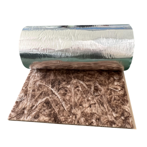 Aucun formaldéhyde <span class=keywords><strong>de</strong></span> dégagement <span class=keywords><strong>de</strong></span> gaz dans l'isolation intérieure <span class=keywords><strong>de</strong></span> mur et <span class=keywords><strong>de</strong></span> toit <span class=keywords><strong>de</strong></span> bâtiment en métal R1.8 Foil Face Eco Wool - Product Image 2