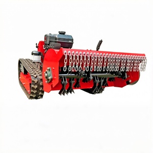 Pequeña máquina integrada de control remoto para cortar césped y quitar nieve con capacidad de inclinación de 45 grados. Cortadora de césped para margen de río - Product Image 5