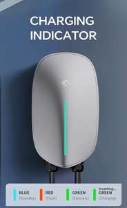 เครื่องชาร์จรถยน<span class=keywords><strong>ต</strong></span>์ไฟฟ้าแบบติดผนัง 7kW-22kW, 230V/400V ได้รับการรับรองมาตรฐาน CE/TUV ชนิดที่ 2 รองรับ OCPP1.6J มา<span class=keywords><strong>ต</strong></span>รฐาน IP65 พร้อม WiFi, 4G และบลูทูธ สำหรับใช้ในที่พักอาศัยและเชิงพาณิชย์ - Product Image 6