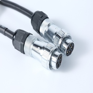 Conjunto de Cabos Automotivos Personalizados de 5 Núcleos para Caminhões e Reboques, Cabo Espiralado com Conector para Sistema de Câmera de Reboque - Product Image 4