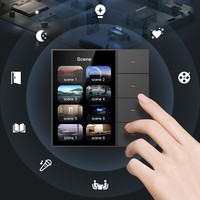 Panel Táctil Zigbee Tuya Smart de 3.5 Pulgadas Tipo 86, Control de Escenas por Aplicación, Interruptor de Atenuación y Cortinas para Proveedores de Soluciones de Hogar Inteligente