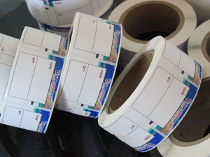 Rouleau de papier étanche pour sceller les aliments, prix <span class=keywords><strong>moins</strong></span> <span class=keywords><strong>cher</strong></span>, autocollant rond coloré en vinyle RFID réfléchissant inversé - Product Image 6