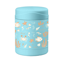 Termo al vacío de acero inoxidable personalizado para comida caliente/fría, contenedor de aperitivos, fiambrera para niños pequeños, tarro de comida aislado para niños