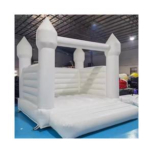 Château gonflable commercial blanc très populaire, <span class=keywords><strong>de</strong></span> qualité supérieure, à prix avantageux, idéal pour les jeux <span class=keywords><strong>de</strong></span> saut. - Product Image 1