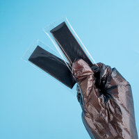 Gants jetables en PE noirs emballés individuellement, de qualité alimentaire et de grande taille |   Fabricant depuis 20 ans