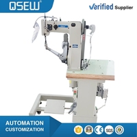 QS-168HW double fil Assis type chaussures-frontière stitcher côté frontière chaussures stitcher pour semelle en caoutchouc épais en cuir