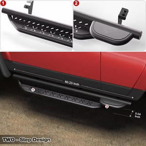 Estribos Laterales para Camioneta Todoterreno 4x4, Barra Nerf de Acero para Toyota FJ Cruiser 2006-2026, Recubrimiento Electrolítico en Polvo - Product Image 4