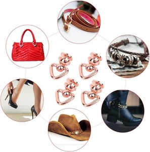 Clous métalliques rotatifs à rivets pour la décoration de sacs, ceintures, bracelets, chaussures, bottes et sacs à main - Product Image 4