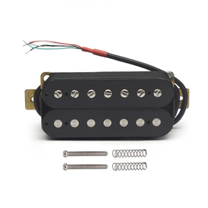 7 chuỗi Humbucker cho <span class=keywords><strong>guitar</strong></span> điện cuộn dây kép Pickup 7 Sửa Chữa-7 điều chỉnh cực mảnh <span class=keywords><strong>Guitar</strong></span> phần Đen - Product Image 2