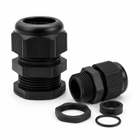 Presse-étoupe en nylon anti-vibration IP68 PG7 PG9 PG11 PG13.5 PG16 P21 pour panneau électrique, câblage basse tension d'exportation