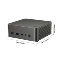 L'ordinateur de bureau mini Lenovo est équipé du processeur de 13e génération N100/i5/i7, de la mémoire DDR4 et d'un disque SSD M.2.