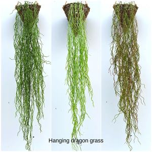 Plantas Artificiales de Plástico Verde, Bambú Colgante, Hierba Dragón, Flor del Bosque, Vegetación Artificial al por Mayor - Product Image 1