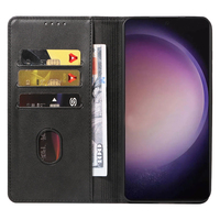 Funda Tipo Cartera de Cuero PU Premium para Samsung S24 Ultra - Funda con Soporte para Teléfono, Ranuras para Tarjetas, Cierre Magnético y Protección Contra Impactos
