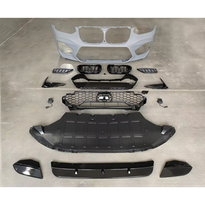 2018-2021 G02 <span class=keywords><strong>X4</strong></span> mise à niveau vers F98 X4M kit <span class=keywords><strong>de</strong></span> carrosserie pare-chocs avant matière plastique - Product Image 1