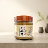 Pâte de sésame asiatique, tahini moulu et grillé, sauce crémeuse au beurre pour la fabrication OEM, la restauration, les hotpot et les salades