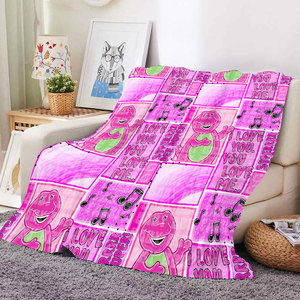 Manta de Franela con Dibujos Animados de Dinosaurios, Manta de Felpa Suave para Niños, para Dormitorio, Sofá, Viajes, Siesta - Product Image 1