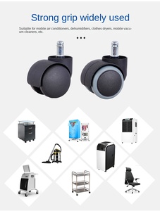 Moderne 50mm Bürostuhl-Möbelrollen <span class=keywords><strong>Nylon</strong></span>-Rollenteile mit Stil für Wohnzimmer-Accessoires - Product Image 4