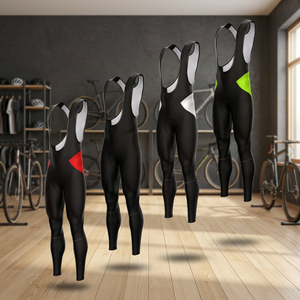 XCITE SPORTS Cuissard de cyclisme personnalisable en Spandex/Polyester, écologique, thermique, long, unisexe, pour l'hiver et la cyclisme en équipe - Product Image 3